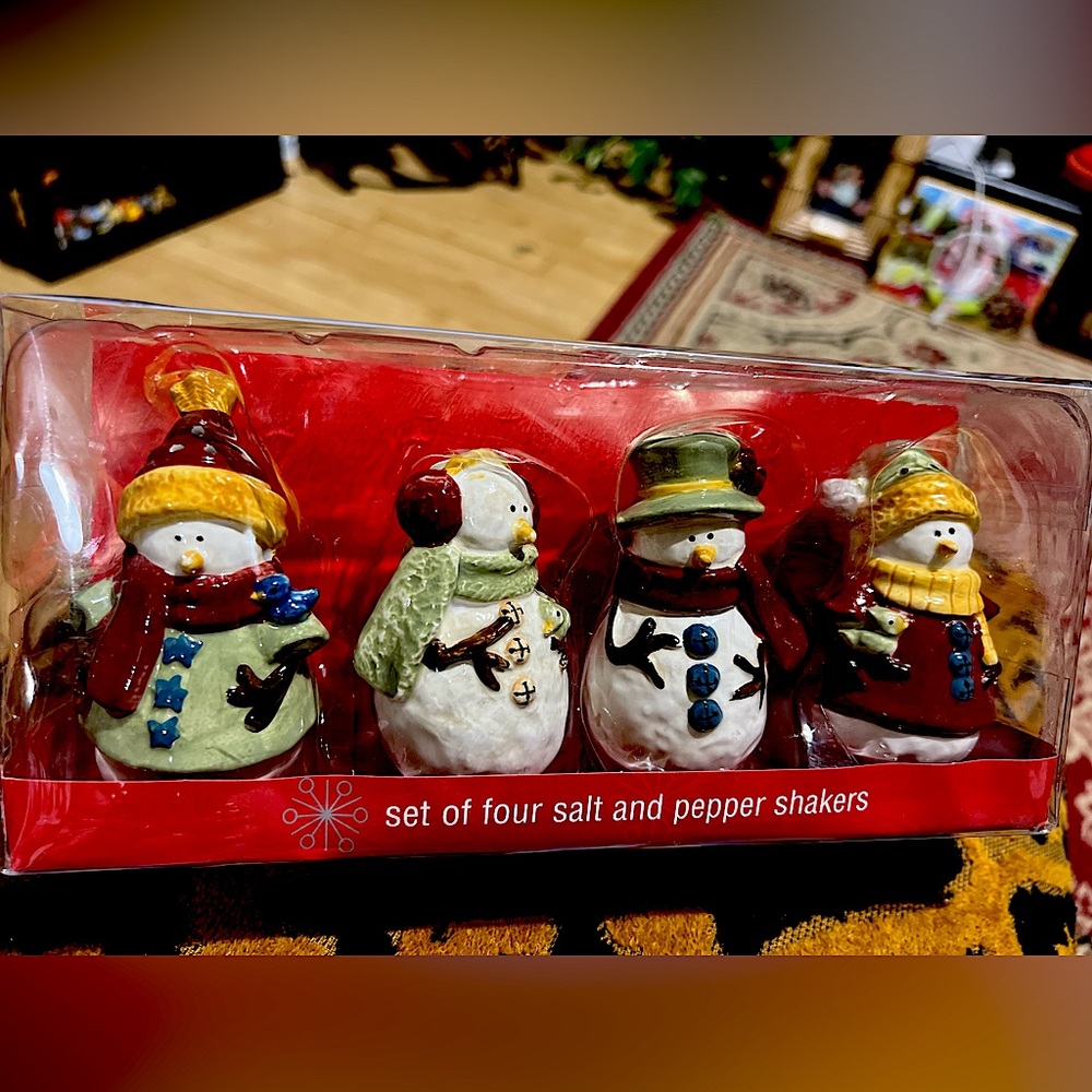 Set of 4 salt and pepper shakers
